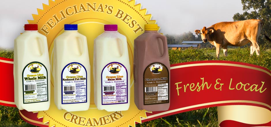 Louisiana Local Dairy - Cream Line - Non-Homogenized Milk Louisiana Local Dairy - Cream Line - Non-Homogenized Milk