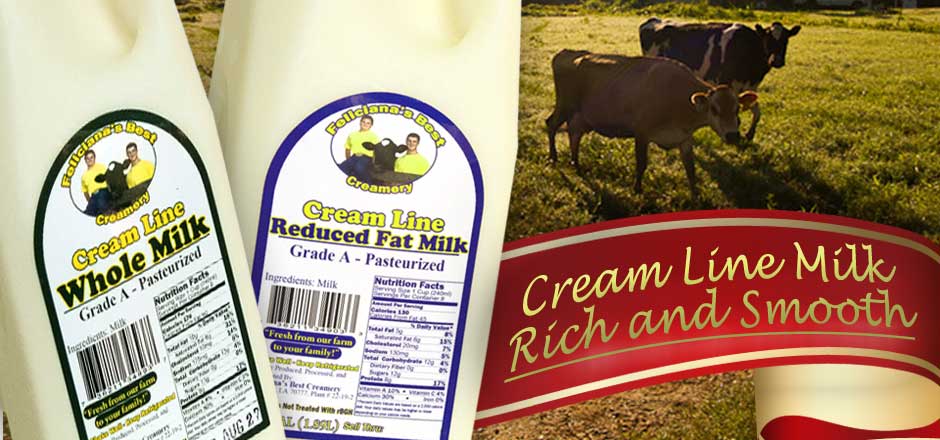 Fresh Cream Line Whole Milk Products Fresh Cream Line Whole Milk Products