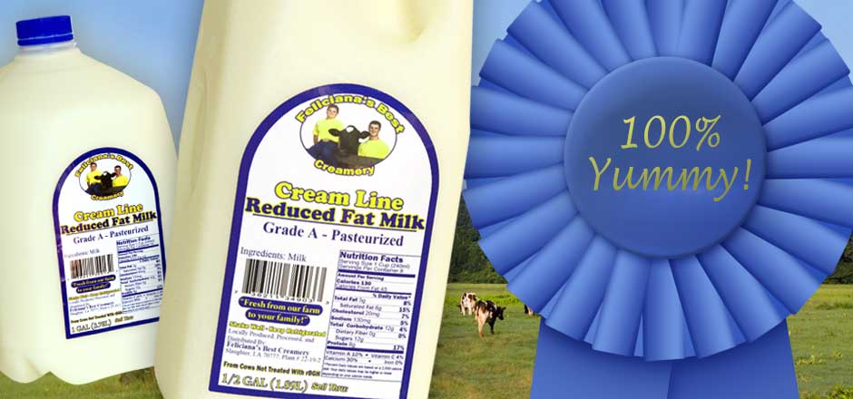 Reduced Fat Cream Line Milk Reduced Fat Cream Line Milk